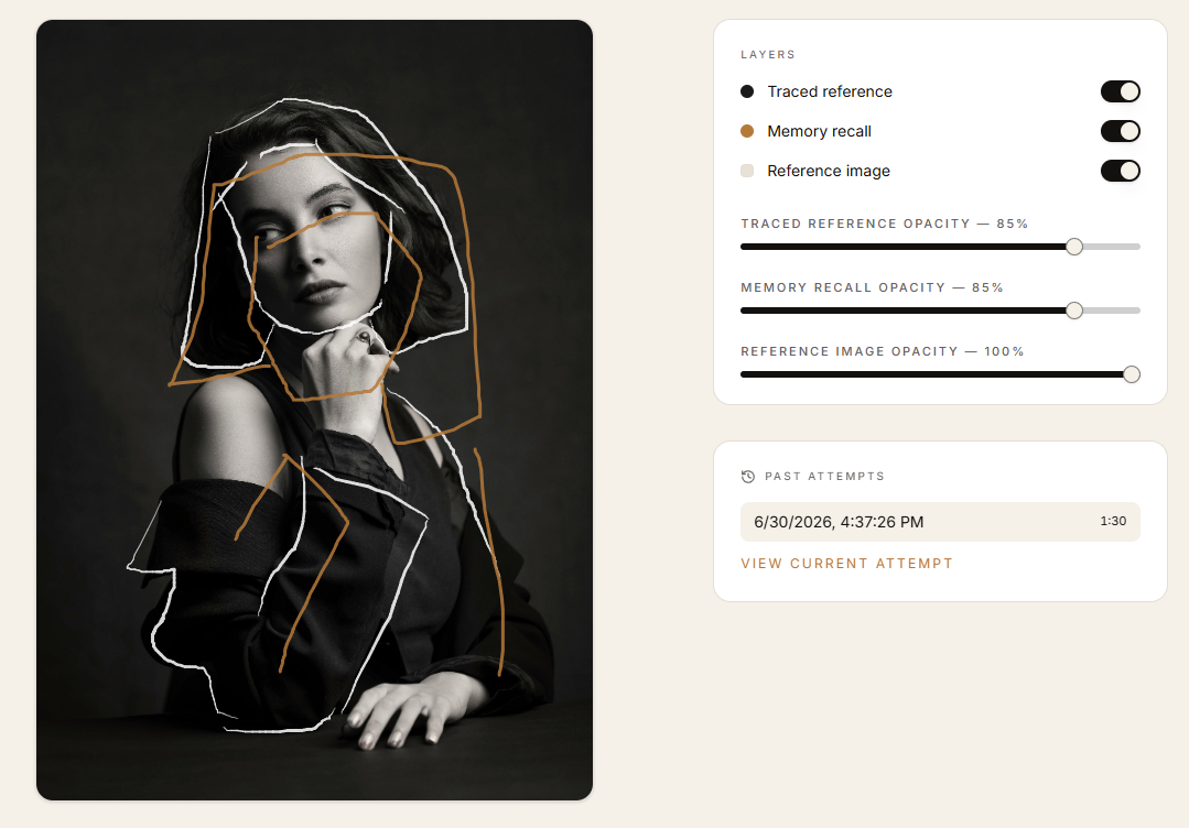 Memory Canvas — screenshot